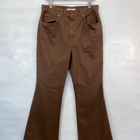 Levi's Women's 70's Movin' On High Rise Flare Jean Dark Brown Size 31 x 32 - Picture 3 of 13